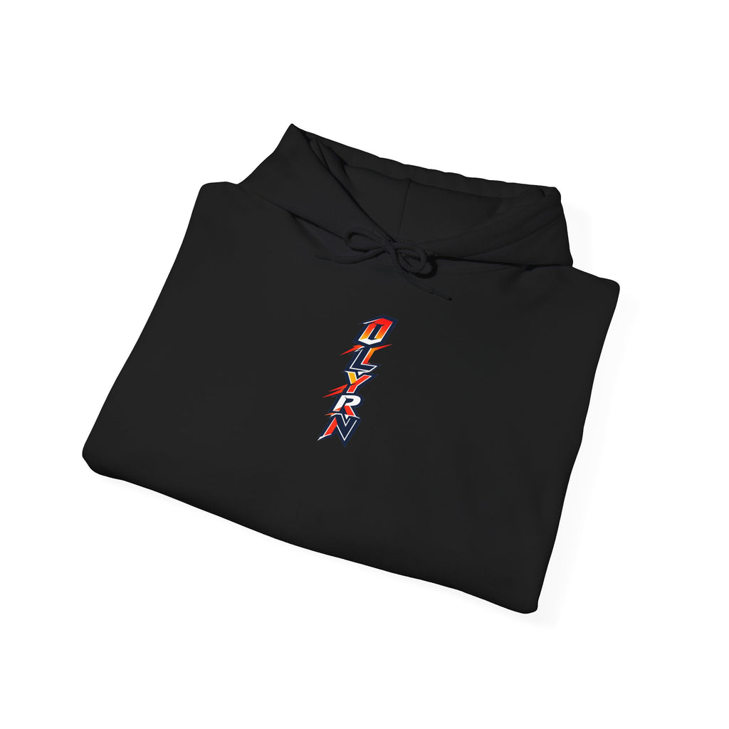 Hoodie — Retro Flame 'ILLER' Graphic Pullover